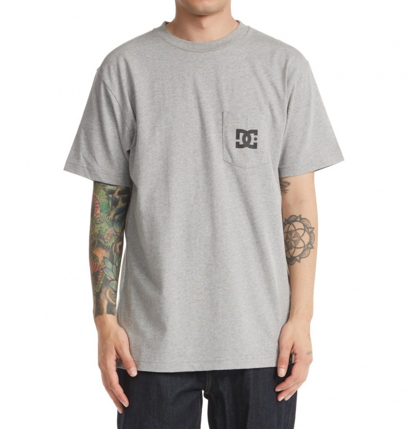 DC Shoes DC Star - T-Shirt Szare | 56123NQRC