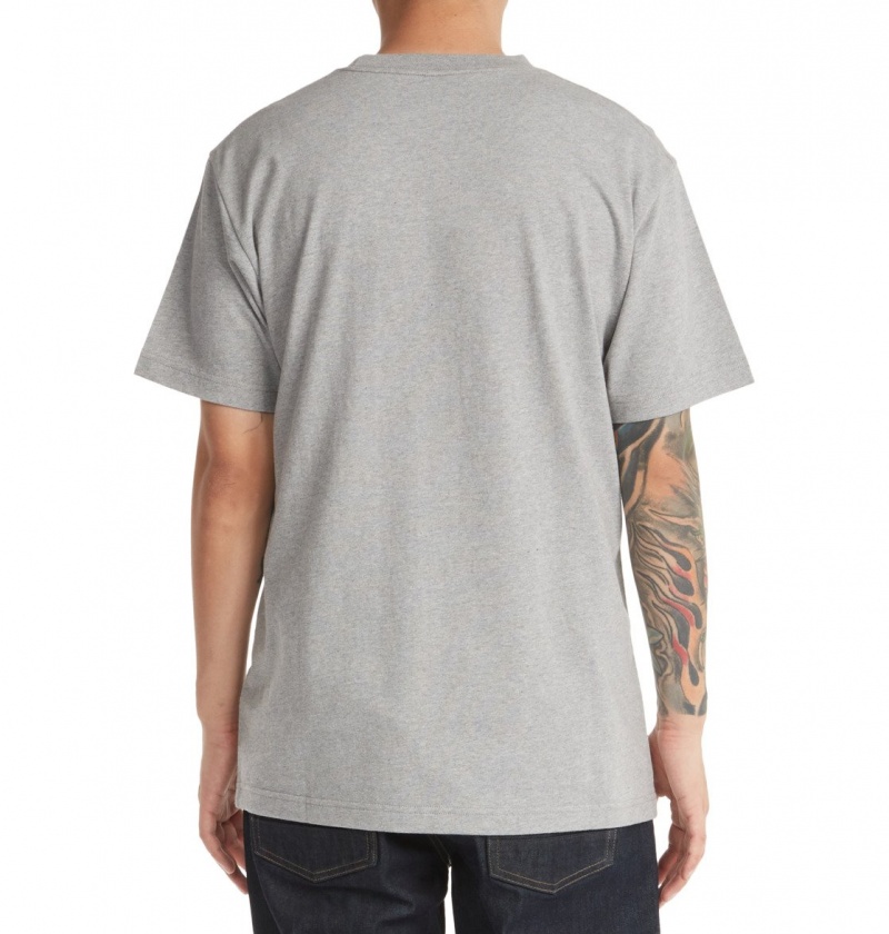 DC Shoes DC Star - T-Shirt Szare | 56123NQRC