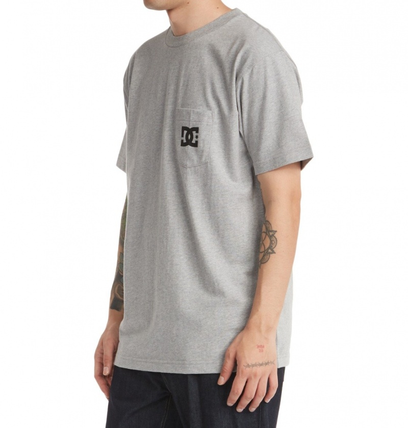 DC Shoes DC Star - T-Shirt Szare | 56123NQRC