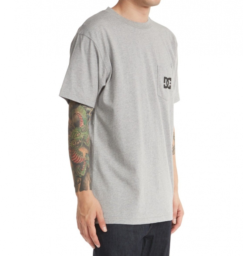 DC Shoes DC Star - T-Shirt Szare | 56123NQRC