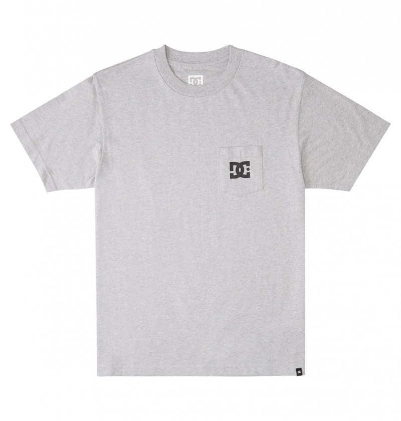 DC Shoes DC Star - T-Shirt Szare | 56123NQRC