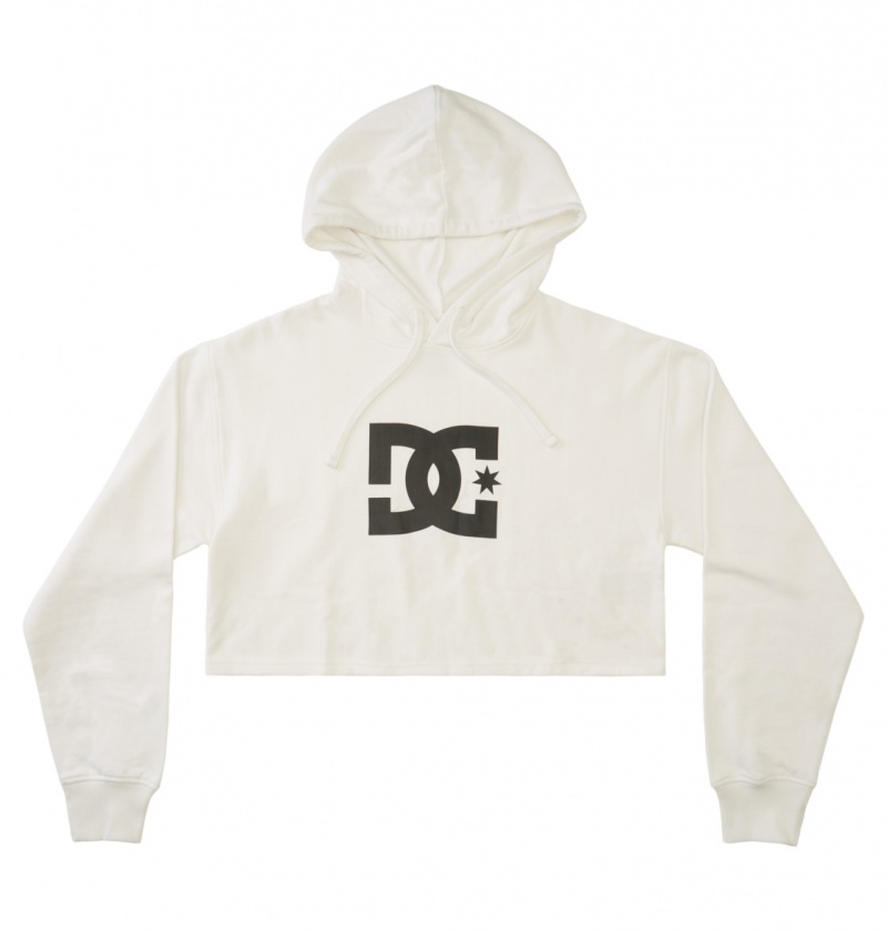 DC Shoes DC - Hoodie Białe | 98714TXJO