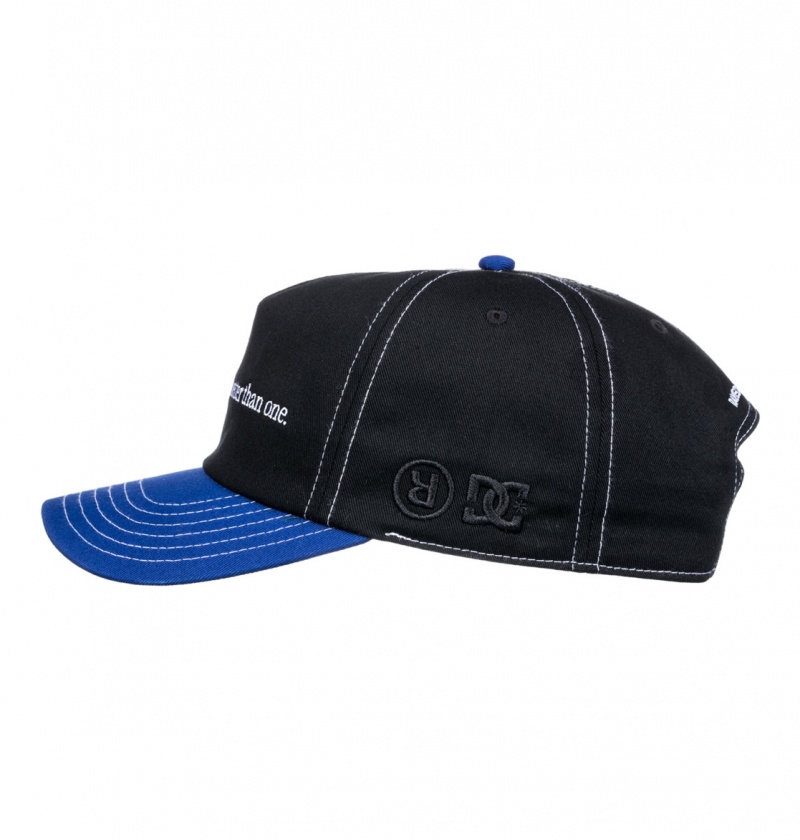 DC Shoes DCrave - Snapback Cap Czarne | 17420ORQM