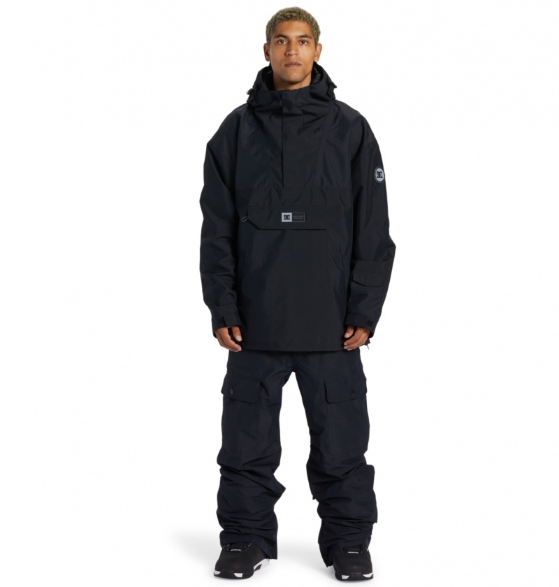 DC Shoes Dc-43 - Technical Anorak Snow Jacket Czarne | 52903FZBL