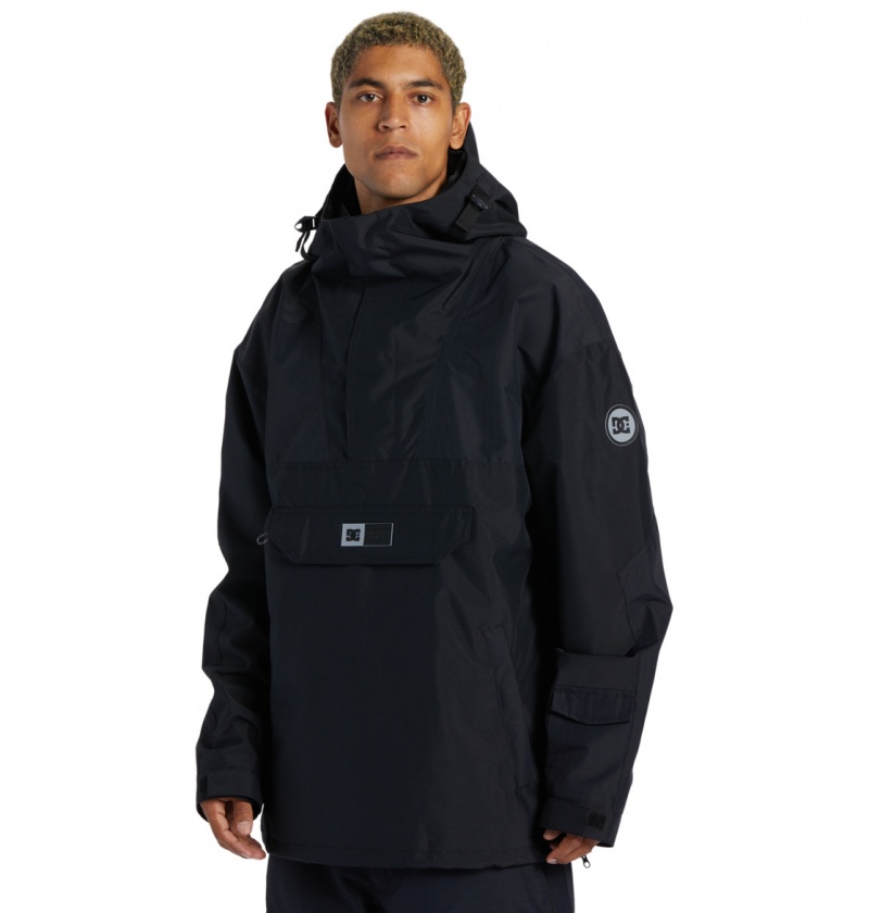 DC Shoes Dc-43 - Technical Anorak Snow Jacket Czarne | 52903FZBL