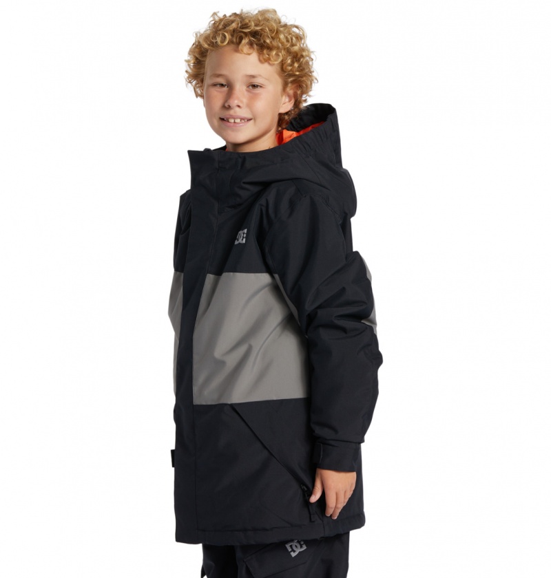 DC Shoes Defy - Technical Snow Jacket 8-16 Czarne | 43607QCYD