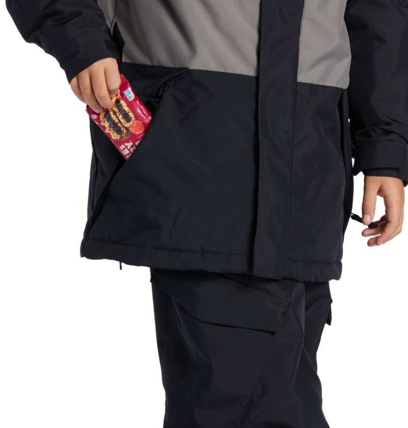 DC Shoes Defy - Technical Snow Jacket 8-16 Czarne | 43607QCYD