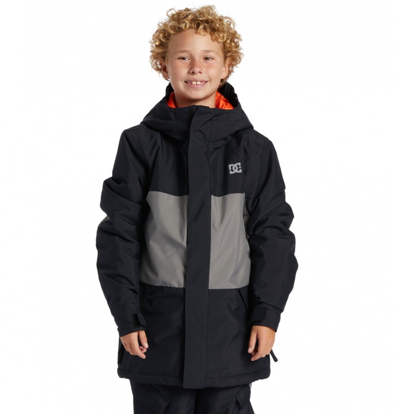 DC Shoes Defy - Technical Snow Jacket 8-16 Czarne | 43607QCYD