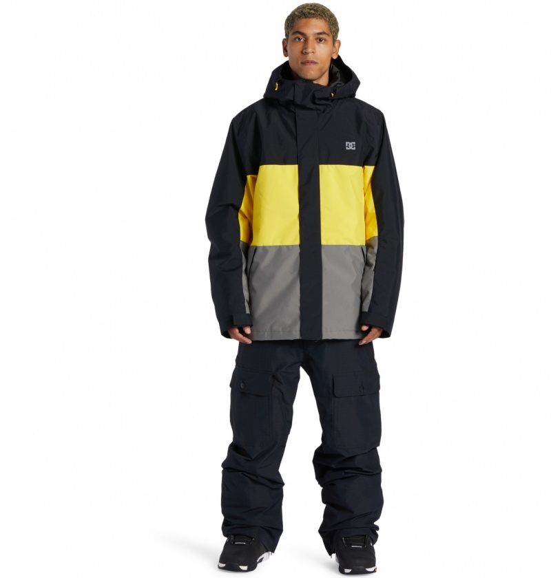 DC Shoes Defy - Technical Snow Jacket Czarne | 18093WFPB