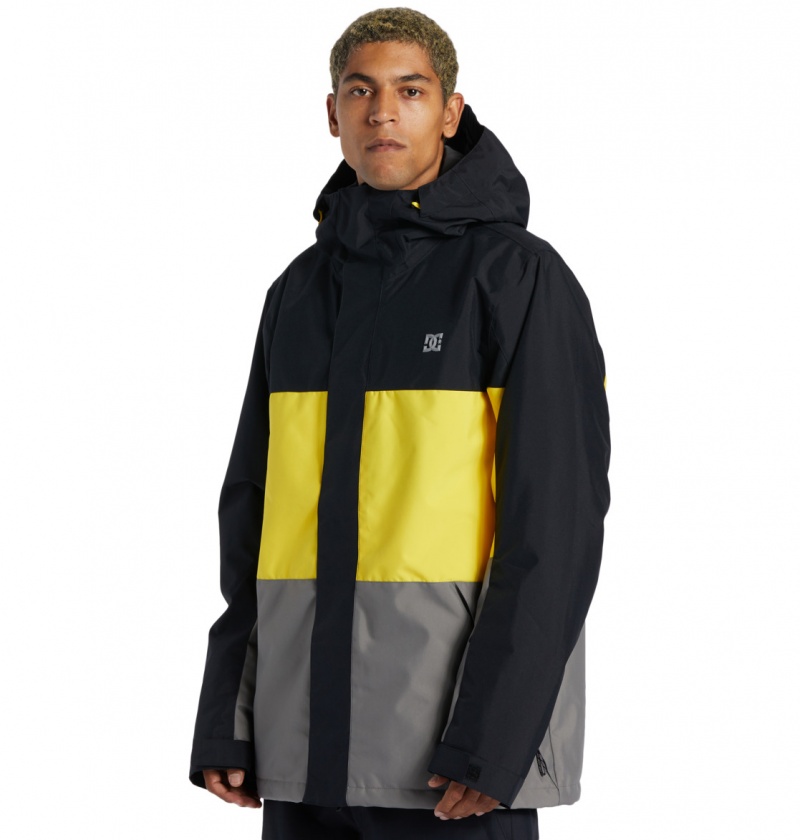 DC Shoes Defy - Technical Snow Jacket Czarne | 18093WFPB