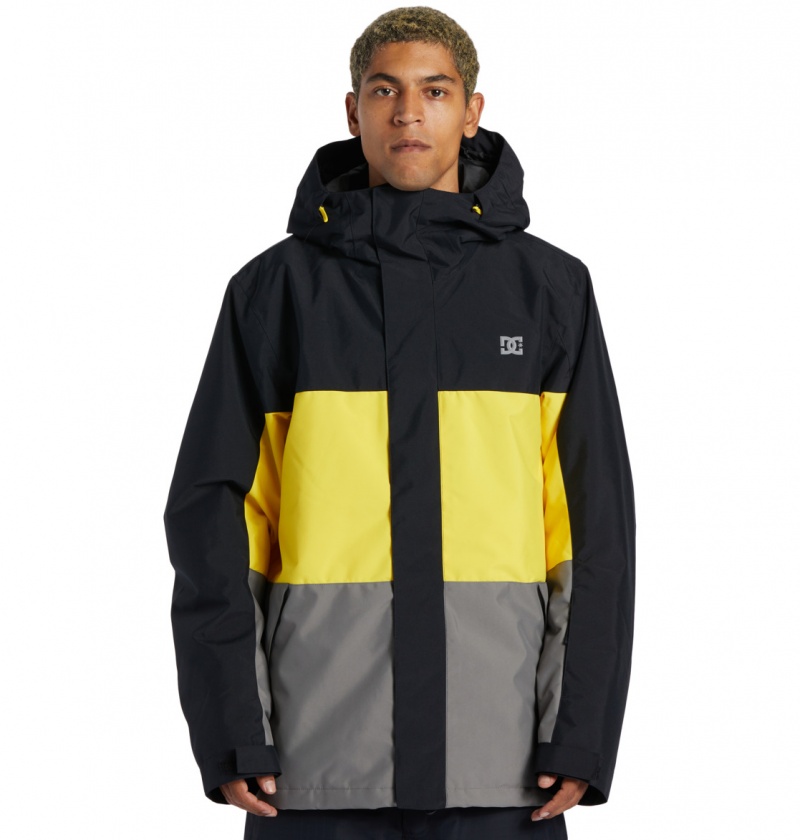 DC Shoes Defy - Technical Snow Jacket Czarne | 18093WFPB