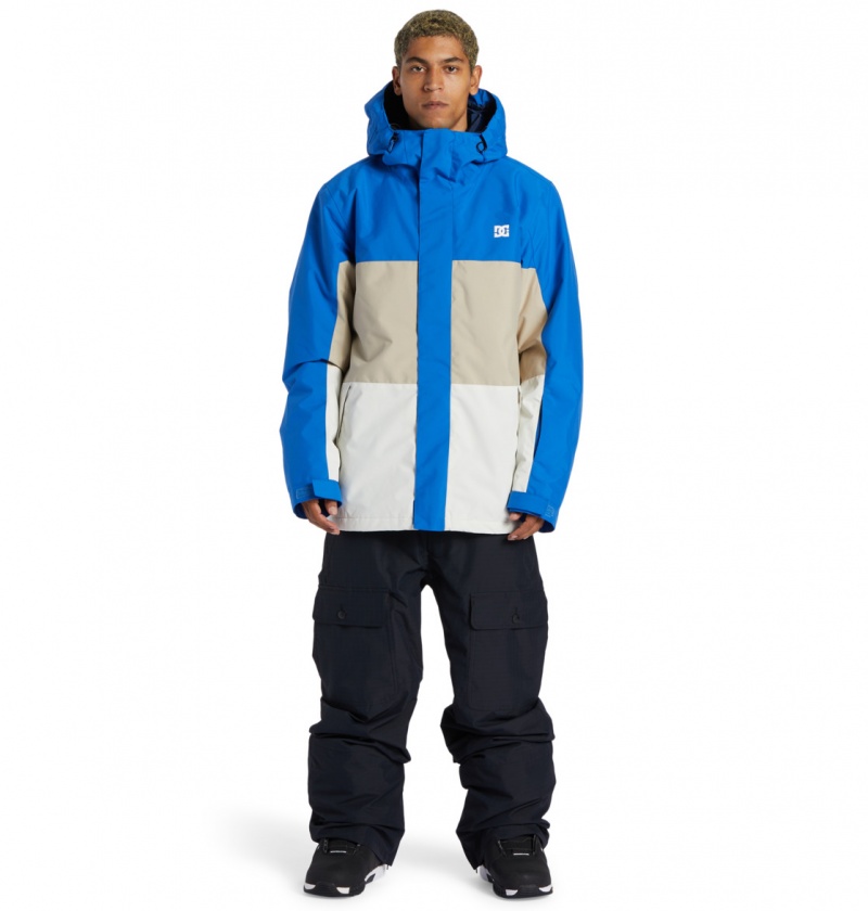 DC Shoes Defy - Technical Snow Jacket Niebieskie | 02185LWSE