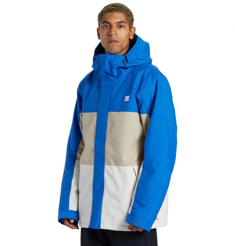 DC Shoes Defy - Technical Snow Jacket Niebieskie | 02185LWSE