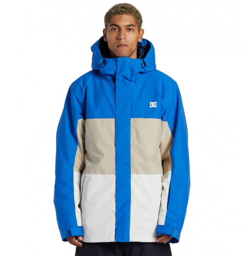 DC Shoes Defy - Technical Snow Jacket Niebieskie | 02185LWSE