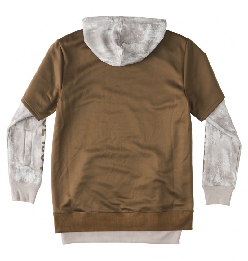 DC Shoes Dryden - Technical Hoodie Sand Stone | 15972ERYB