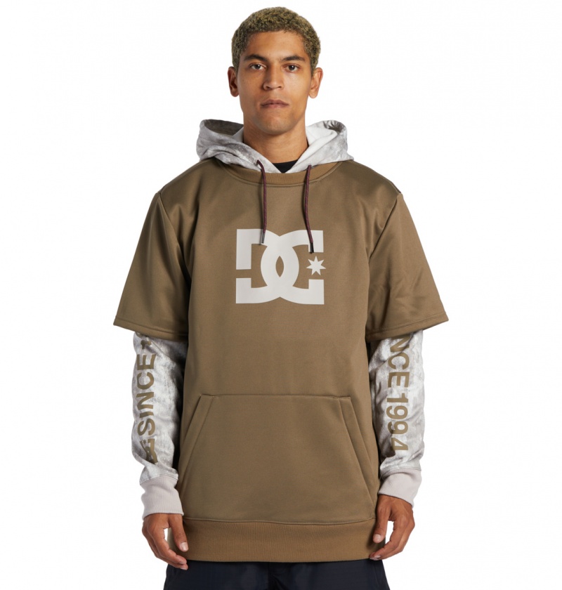 DC Shoes Dryden - Technical Hoodie Sand Stone | 15972ERYB