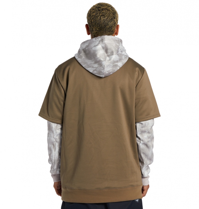 DC Shoes Dryden - Technical Hoodie Sand Stone | 15972ERYB