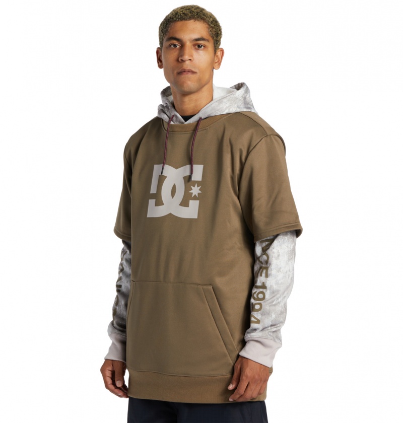 DC Shoes Dryden - Technical Hoodie Sand Stone | 15972ERYB