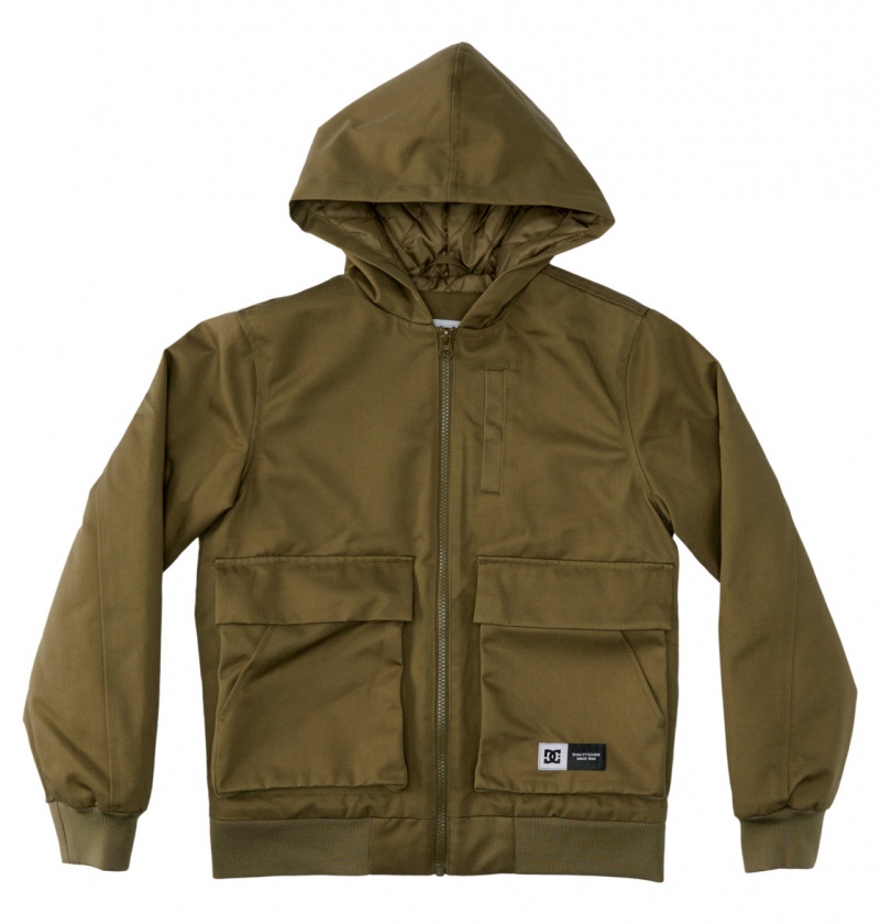 DC Shoes Escalate Watowany - Workwear Jacket 10-16 Capers | 80572WLZP