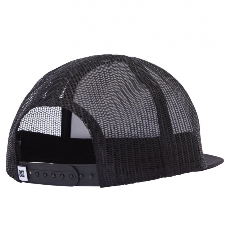 DC Shoes Gas Station - Trucker Cap 8-16 Białe Czarne | 26571GQDE