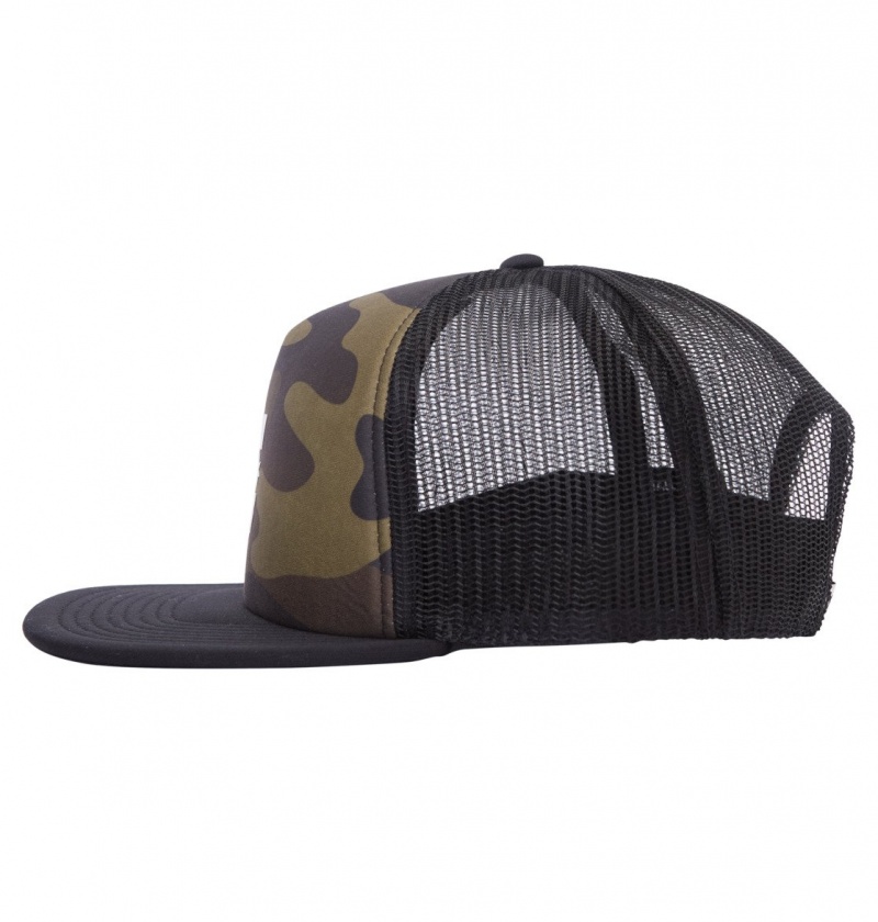 DC Shoes Gas Station - Trucker Cap 8-16 Białe Czarne | 26571GQDE