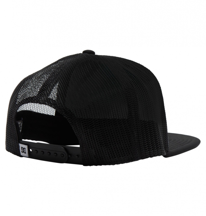 DC Shoes Gas Station - Trucker Cap Czarne | 48975KEIB