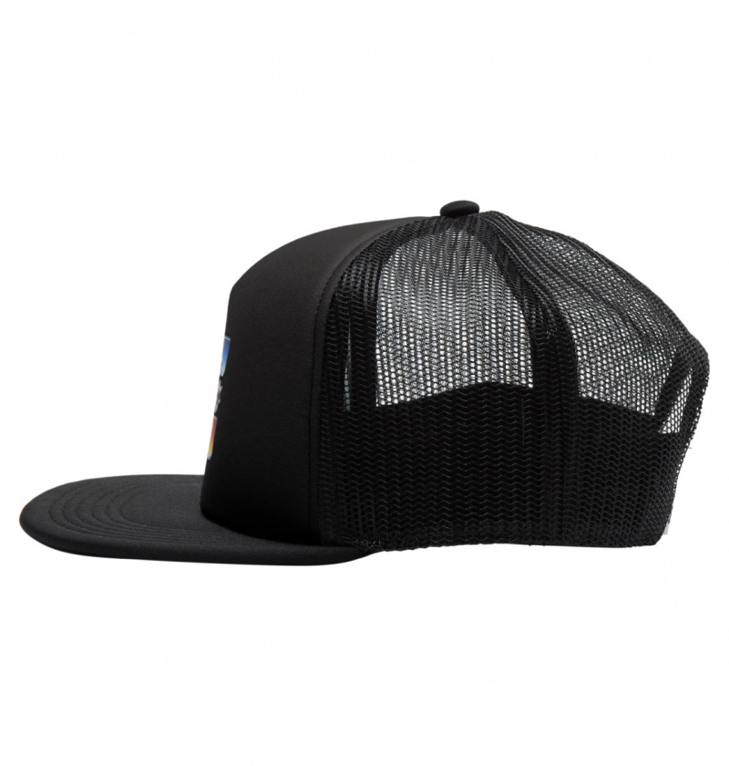 DC Shoes Gas Station - Trucker Cap Czarne | 48975KEIB