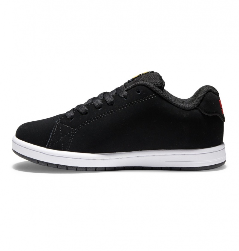 DC Shoes Gaveler - Skórzane Shoes Czarne | 09627EAIV