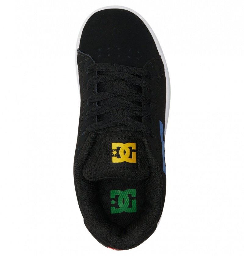 DC Shoes Gaveler - Skórzane Shoes Czarne | 09627EAIV