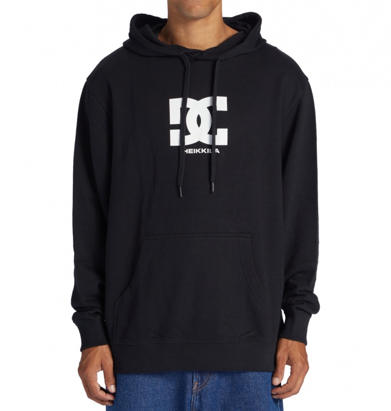 DC Shoes Heikkila Sw 360 Flip - Hoodie Czarne | 87910ZJXM