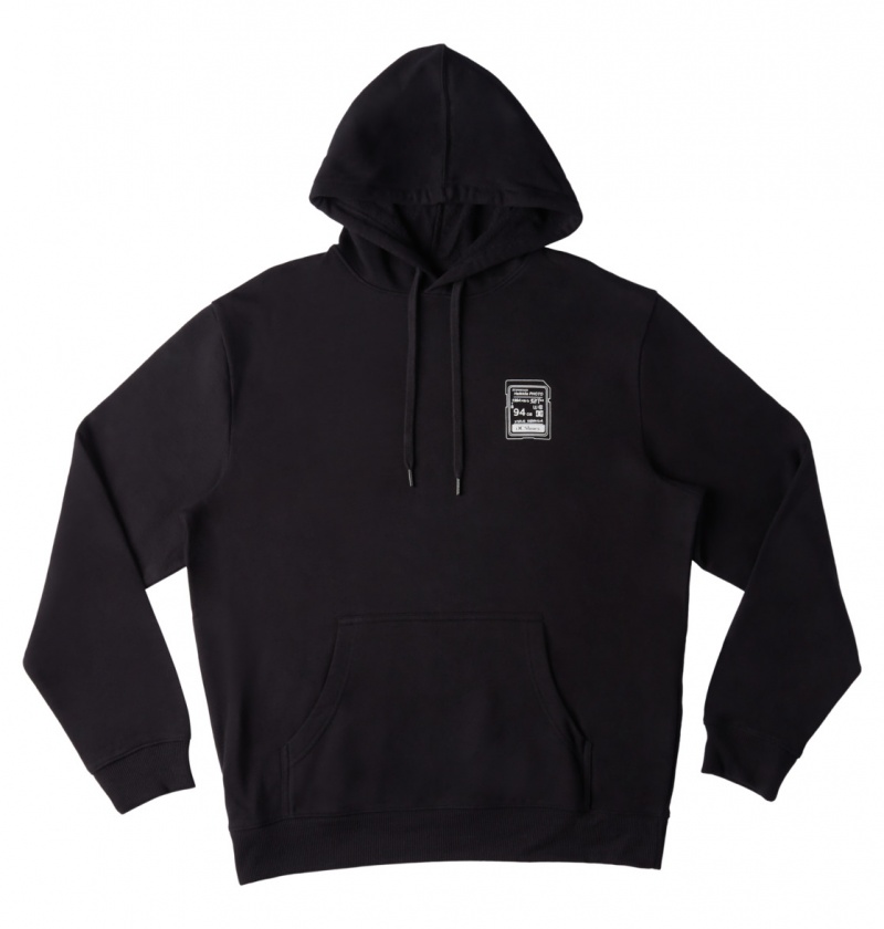 DC Shoes Heikkila Sw 360 Flip - Hoodie Czarne | 87910ZJXM