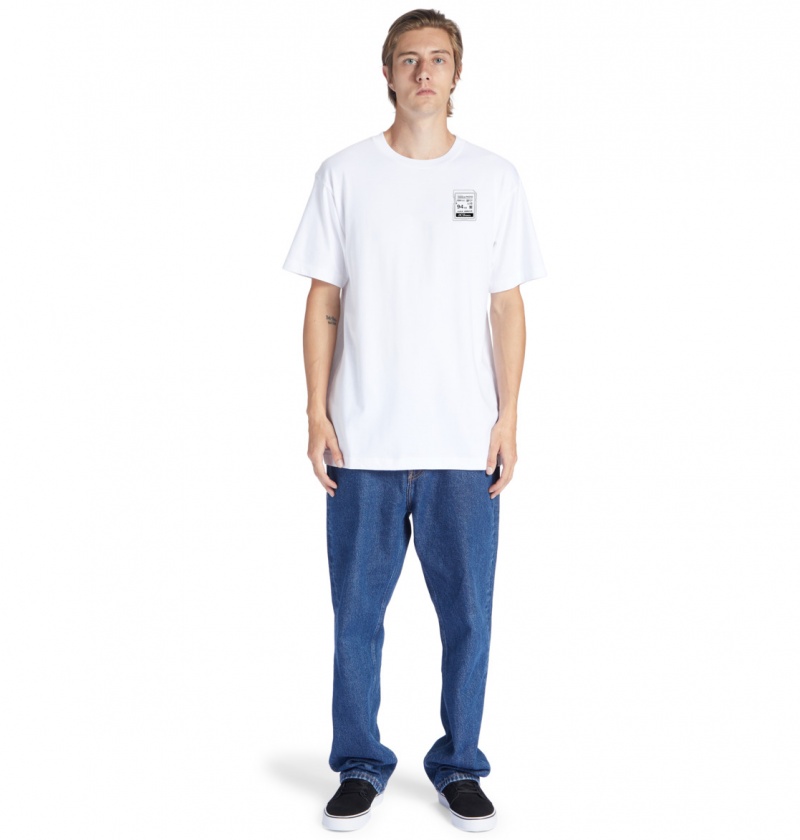 DC Shoes Heikkila Sw 360 Flip - T-Shirt Białe | 78692FPRW