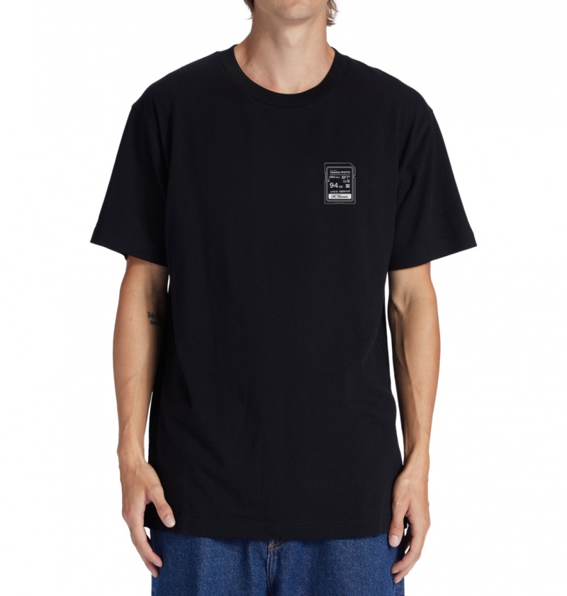 DC Shoes Heikkila Sw 360 Flip - T-Shirt Czarne | 37968LNPH