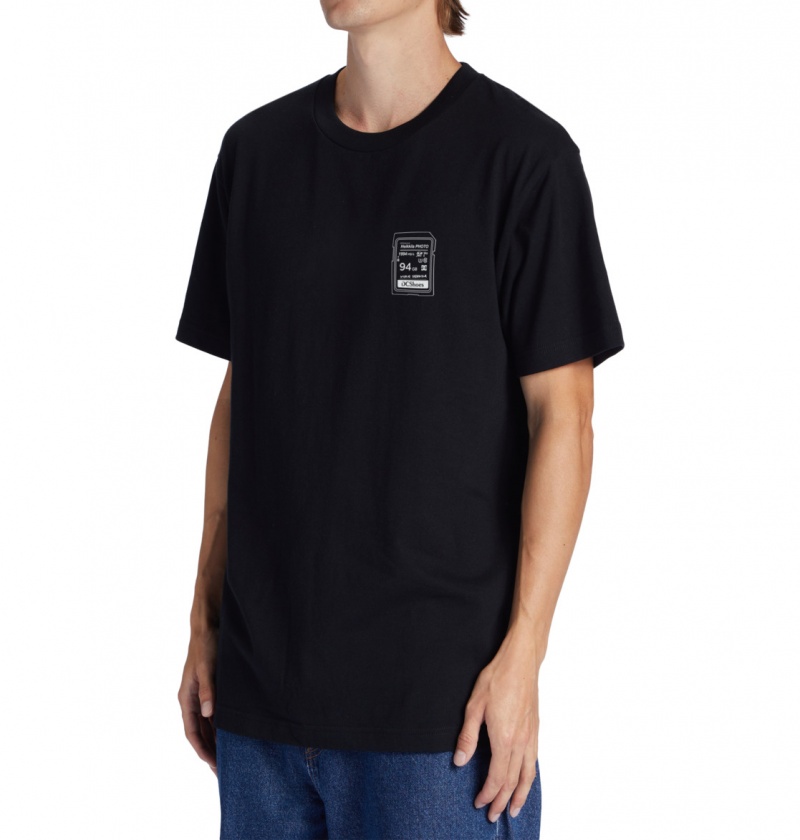 DC Shoes Heikkila Sw 360 Flip - T-Shirt Czarne | 37968LNPH