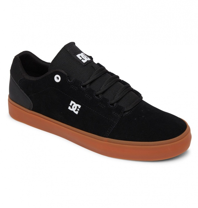 DC Shoes Hyde - Skórzane Shoes Czarne | 62847ZAYF