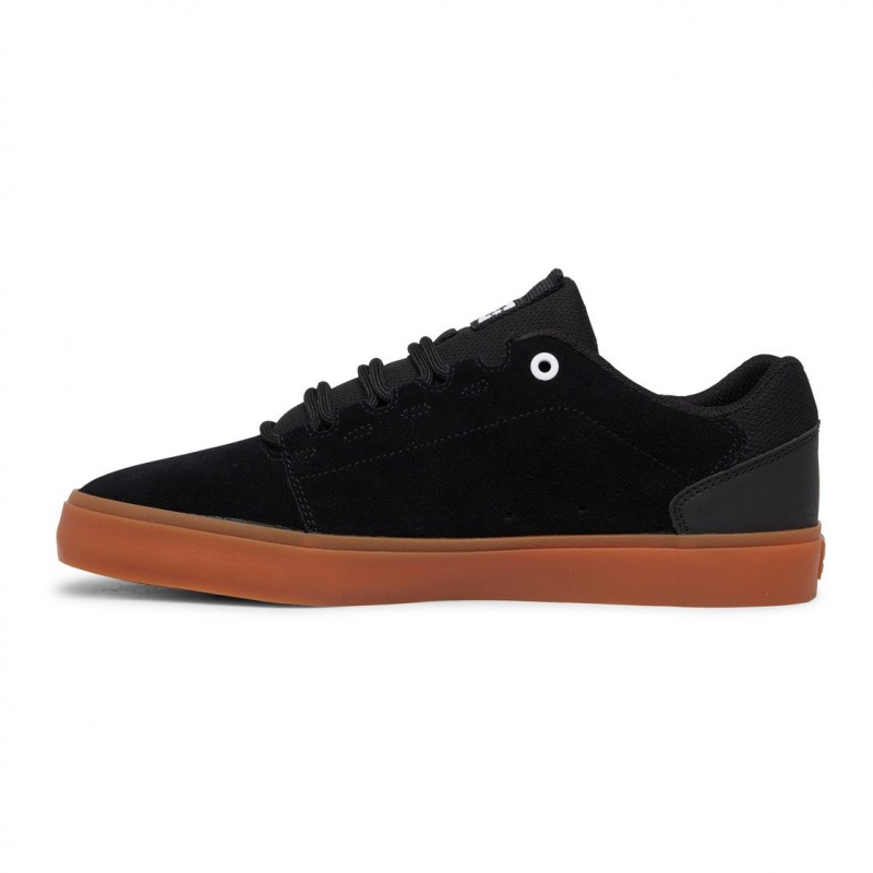 DC Shoes Hyde - Skórzane Shoes Czarne | 62847ZAYF