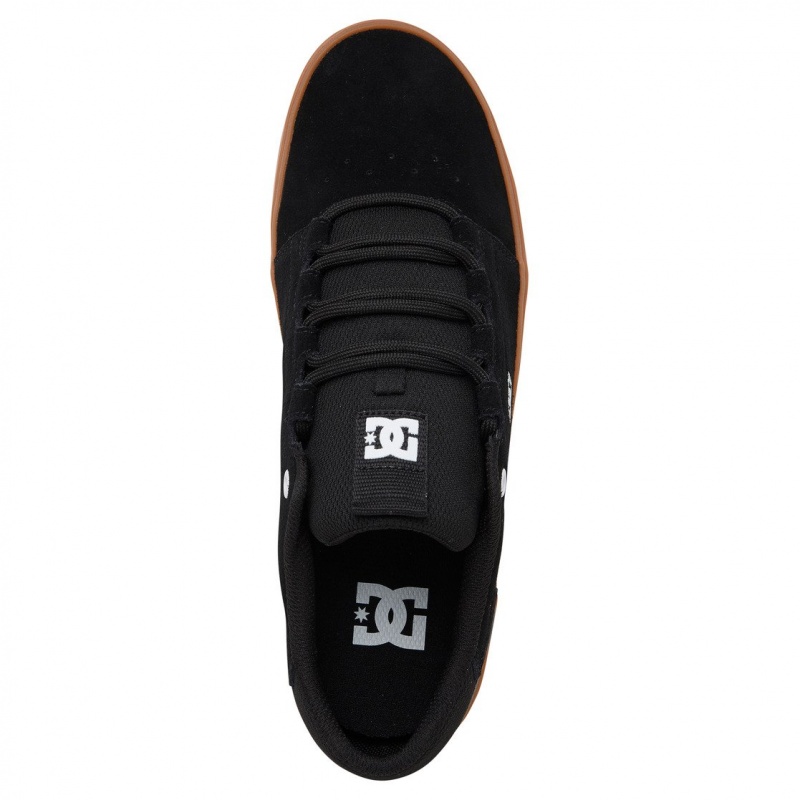 DC Shoes Hyde - Skórzane Shoes Czarne | 62847ZAYF