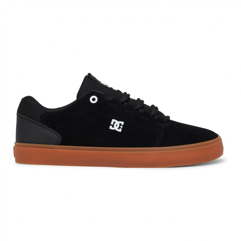 DC Shoes Hyde - Skórzane Shoes Czarne | 62847ZAYF