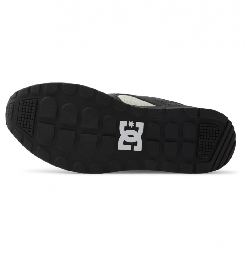 DC Shoes Kalis Lite - Skórzane Shoes Niebieskie Białe | 91342DGRL