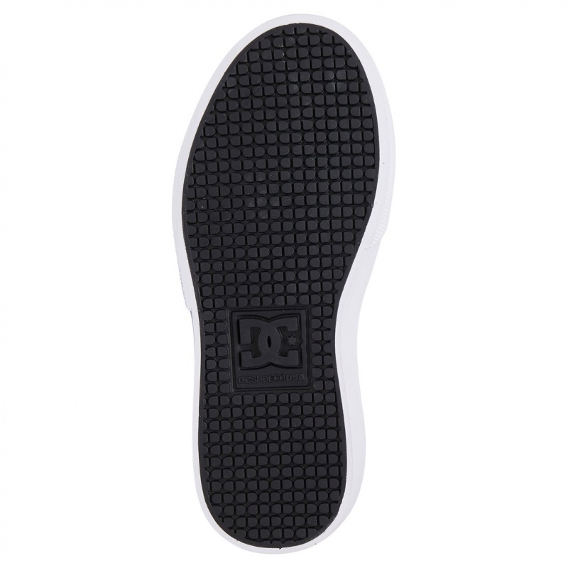 DC Shoes Kalis Vulc - Shoes Czarne Czarne Białe | 01942PUCE