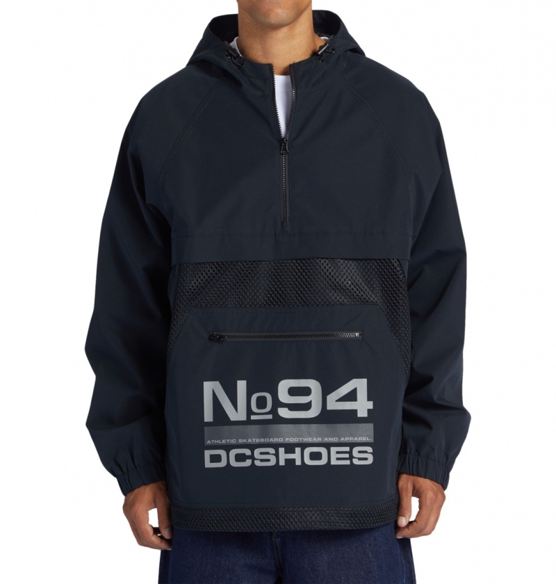 DC Shoes Lofi - Zakapturzony Anorak Czarne | 16745GREM