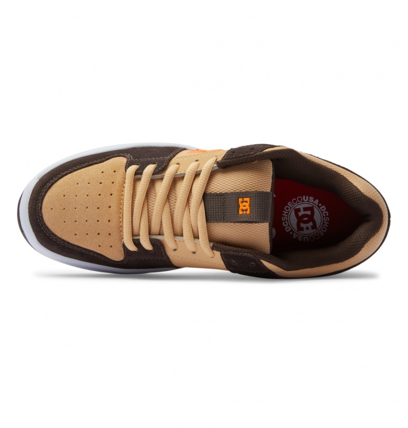 DC Shoes Lynx Zero S - Skate Shoes Brązowe Brązowe Pomarańczowe | 20576UQWE