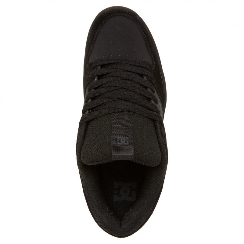 DC Shoes Lynx Zero - Skórzane Shoes Czarne | 84237EWJH