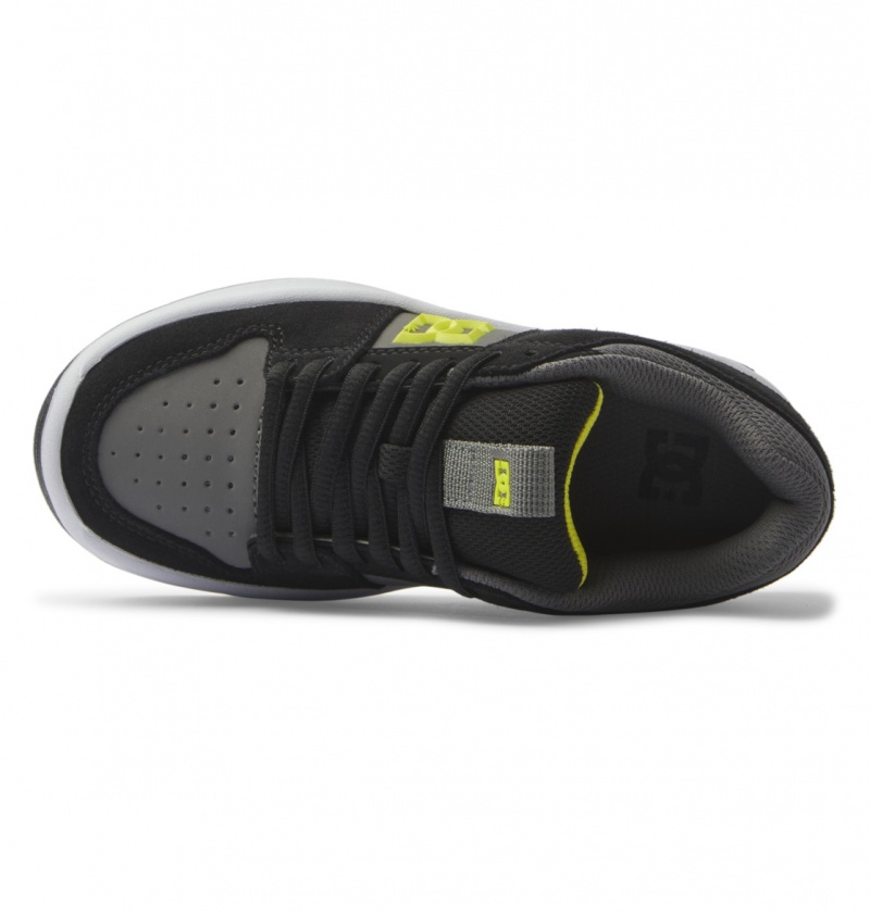 DC Shoes Lynx Zero - Skórzane Shoes Czarne | 81259YUND