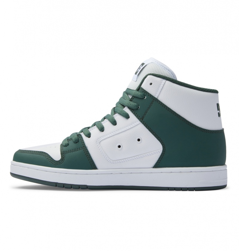 DC Shoes Manteca 4 Hi - High-Top Shoes Białe Ciemny Oliwkowe | 67842RWXE