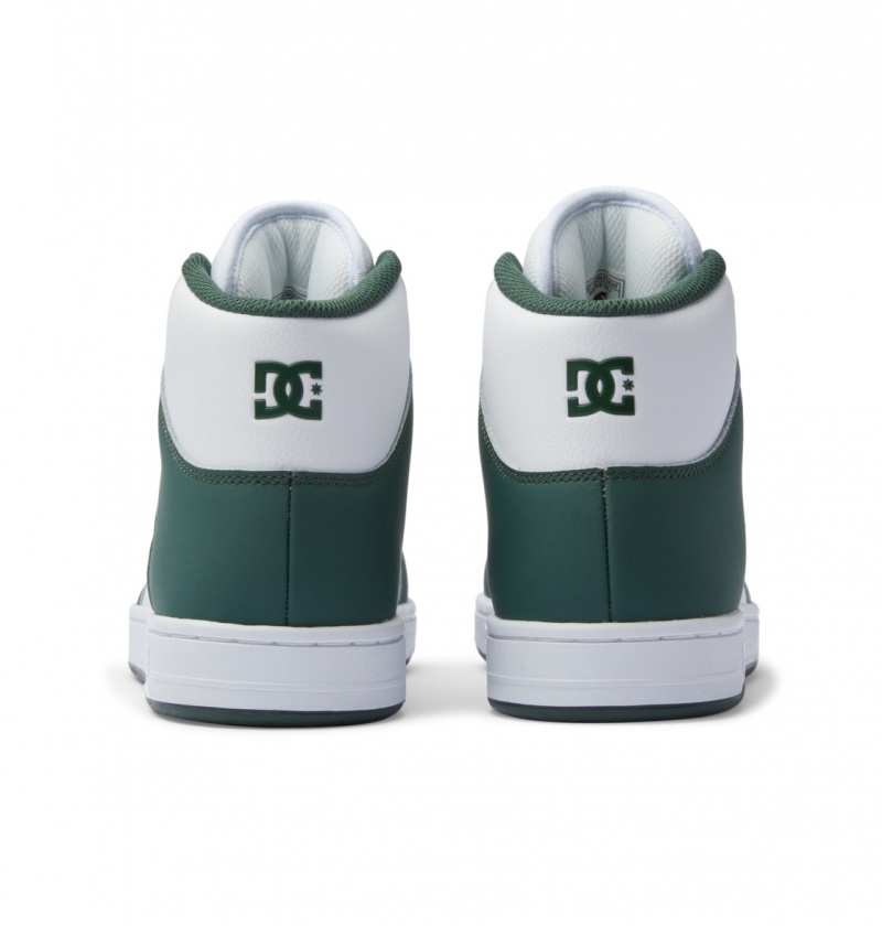 DC Shoes Manteca 4 Hi - High-Top Shoes Białe Ciemny Oliwkowe | 67842RWXE