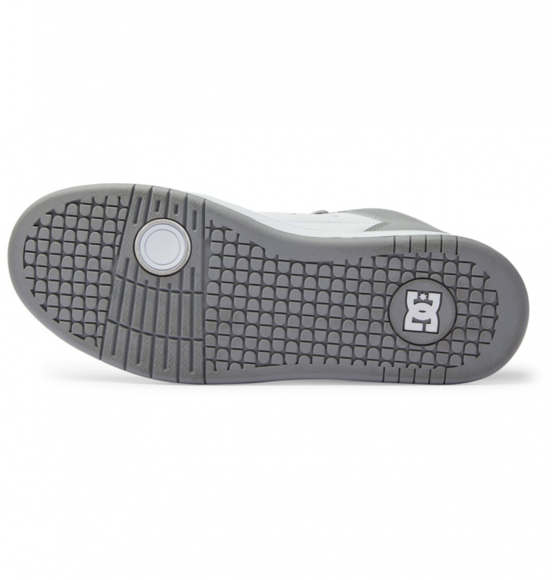 DC Shoes Manteca 4 Hi - High-Top Shoes Białe Szare | 93427GDWU