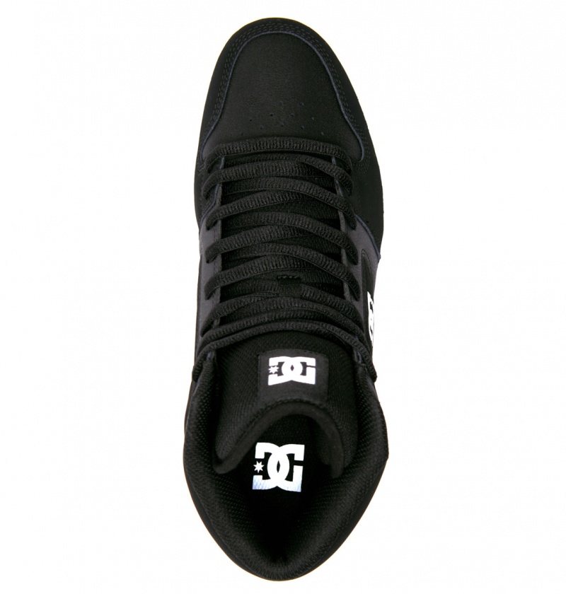 DC Shoes Manteca 4 Hi - High-Top Shoes Czarne Białe | 03681ZPTW