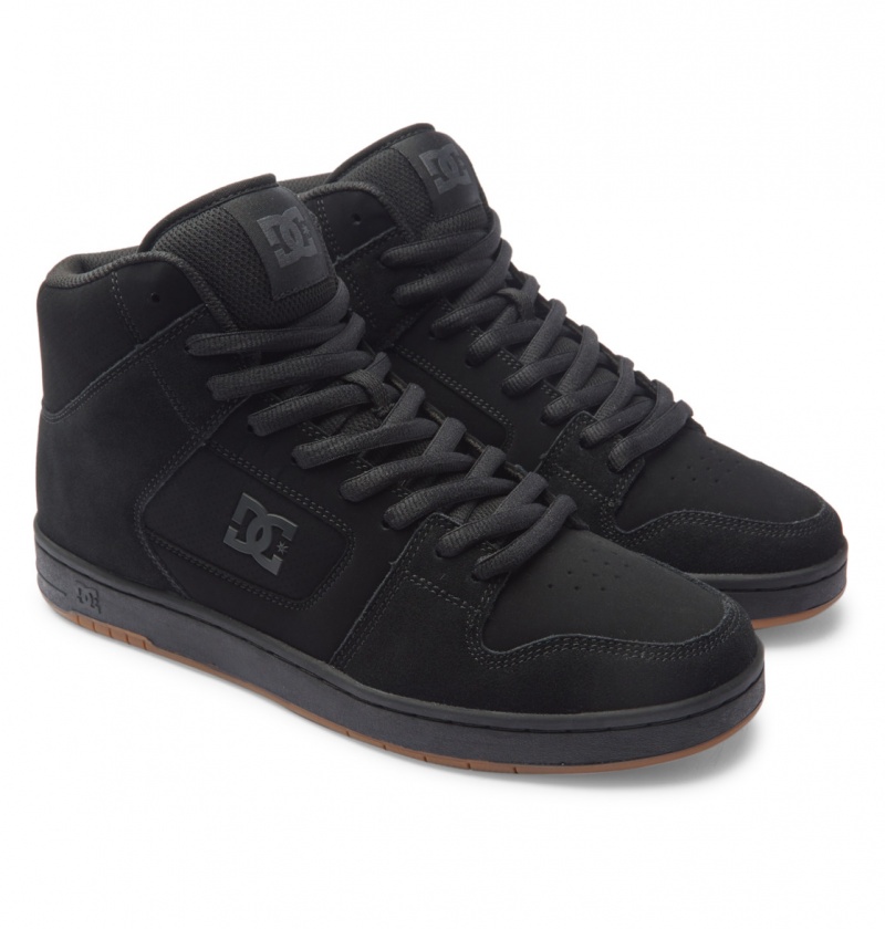 DC Shoes Manteca 4 Hi - High-Top Shoes Czarne Czarne | 91526GKLR