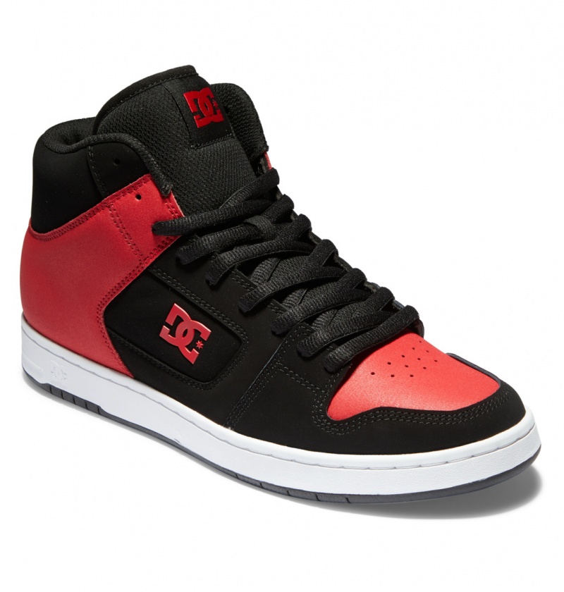 DC Shoes Manteca 4 Hi - High-Top Shoes Czarne Czerwone | 13690RSUV